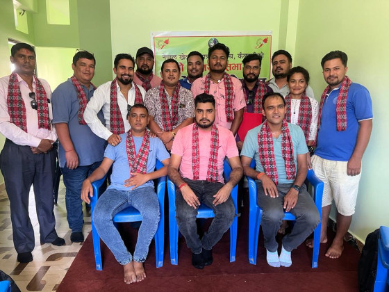 नेपाल खेलकुद पत्रकार मञ्च कैलालीको अध्यक्षमा पाठक